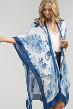 Blue Floral Kimono