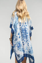 Blue Floral Kimono