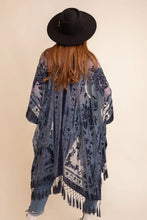 Eliza Burnout Velvet Kimono
