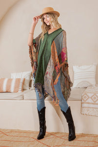 Cadence Long Poncho