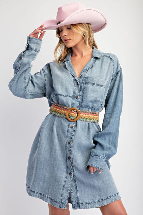 Reba Denim Dress