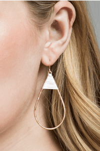 Wire Teardrop Earrings