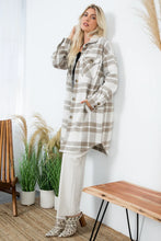Coco Plaid Oversized Duster